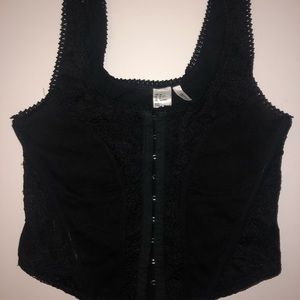 Black Corset Top
